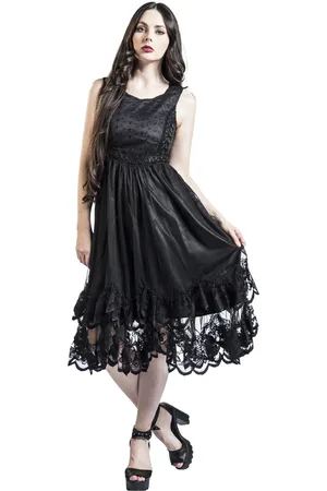 Gothicana Mellemlang kjole - Lacedress - M till XL - Damer