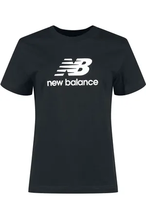 New Balance T-shirt - Sport Essentials Jersey Stacked Logo T-shirt - S - Damer