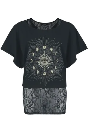 Gothicana T-shirt - Double Pack with Sun and Moon - S till XXL - Damer