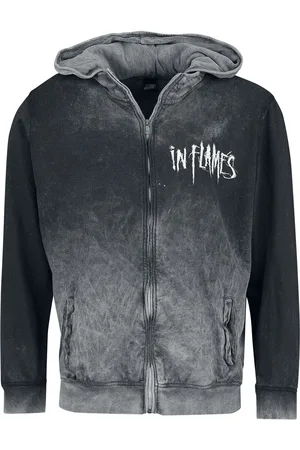 IN FLAMES Hættetrøje med lynlås - Jester Head - S till XXL - Herrer