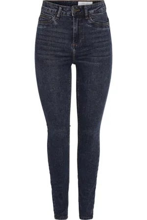 Noisy May Jeans - NMCALLIE HW SKINNY JEANS VI506DB FWD NOOS - W25L30 till W28L32 - Damer