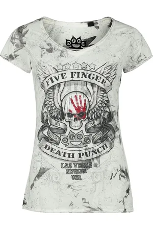 Five Finger Death Punch T-shirt - Skull - M till 3XL - Damer