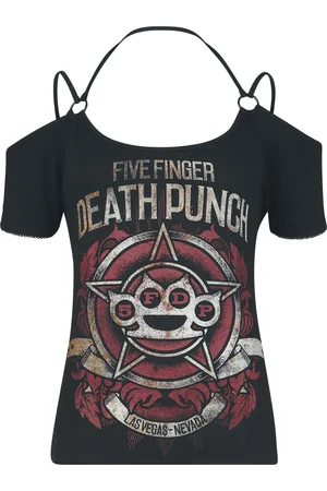 Five Finger Death Punch T-shirt - Red Logo - S till XXL - Damer