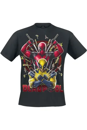 DEADPOOL T-shirt - Wolverine Bullseye - S till XXL - Herrer