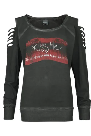 The Cure Sweatshirt - Kiss Me - S till XXL - Damer