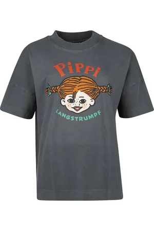 Pippi Langstrømpe T-shirt - M till 3XL - Damer
