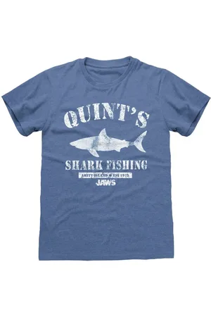 Jaws T-shirt - Quint´s Shark Fishing - S till M - Herrer