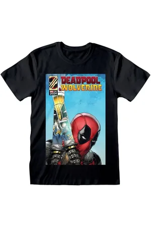 DEADPOOL T-shirt - & Wolverine - Reflection - S till XXL - Herrer