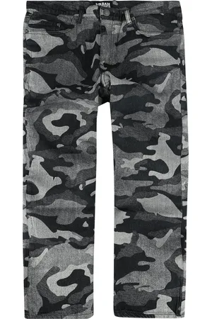 Urban classics Jeans - Laser Camo Printed Jeans - W32L32 - Herrer