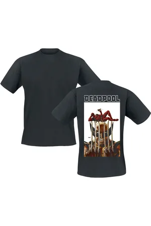 DEADPOOL T-shirt - & Wolverine - Striking Pose - S till XXL - Herrer