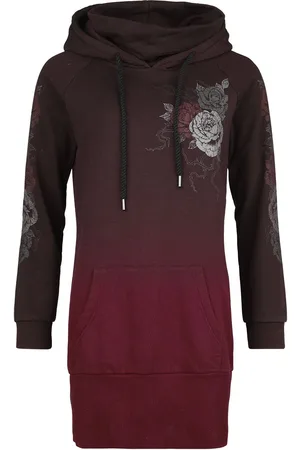 EMP Kort kjole - Hoody Dress - S till XL - Damer