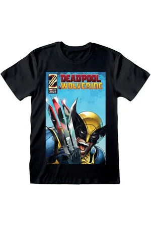 DEADPOOL T-shirt - & Wolverine - Wolverine Reflection - S till XXL - Herrer