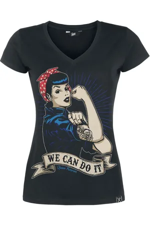 Queen Kerosin T-shirt - We Can Do It - S till 3XL - Damer