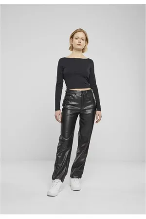 Urban classics Stofbukser - Ladies Wide Leg Trousers - W27L32 till W31L32 - Damer