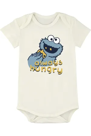 Sesamstraße Body - Baby- & børnetøj - Cookie Monster - Always Hungry - drenge og piger