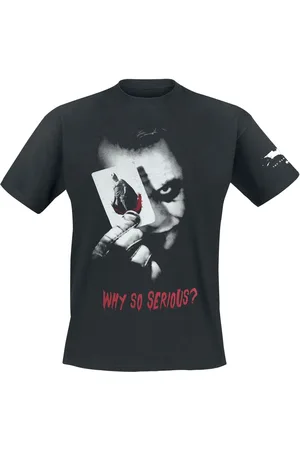 Batman T-shirt - The Dark Knight - Why So Serious? - S till XXL - Herrer