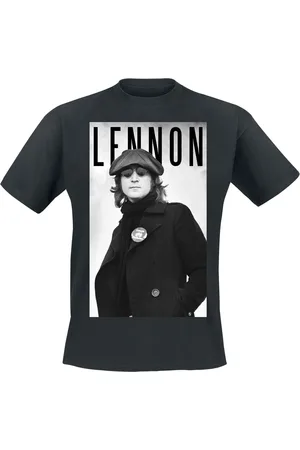 John Lennon T-shirt - Cabbie Portrait - L - Herrer
