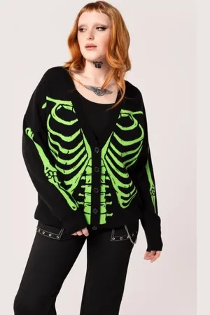 Hell Bunny Cardigan - Skeleton cardigan - XS till 3XL - Damer