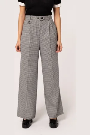 Hell Bunny Stofbukser - Teddy Trousers - XS till S - Damer