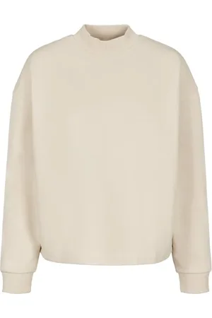 Urban classics Sweatshirt - Ladies Oversized High Neck Crew - S till XL - Damer