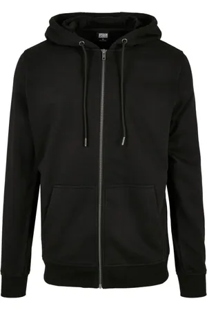 Urban classics Hættetrøje med lynlås - Basic Terry Zip Hoodie - S till M - Herrer