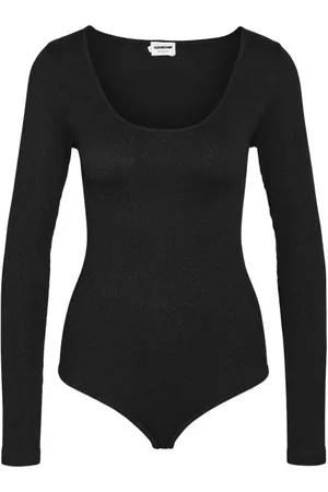 Noisy May T-shirt - NMSOFINA L/S RIB BODYSUIT JRS NOOS - XS-S till M-L - Damer