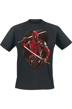 DEADPOOL Disney T-shirt - 3 - And Wolverine - Ready To Fight - S till 4XL - Herrer