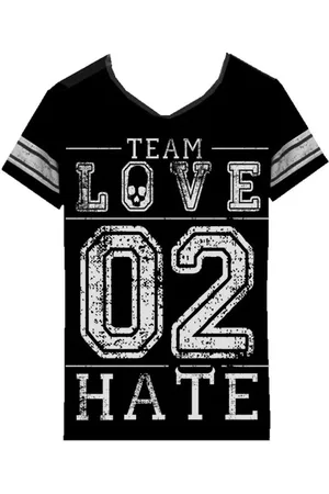 Heartless T-shirt - Team Love To Hate Varsity T - S till XL - Damer