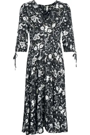 Hell Bunny Lang kjole - Star Sign Maxi Dress - XS till L - Damer