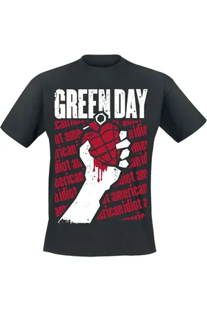 Green Day T-shirt - Diagonal Printed - S till XXL - Herrer