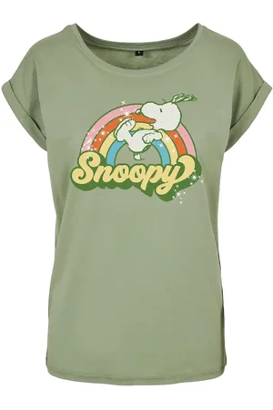 Peanuts T-shirt - Snoopy - Retro Rainbow - S till XXL - Damer