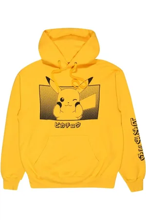 Pokemon Gaming Hættetrøje - Pikachu Katakana - S till XXL - Herrer