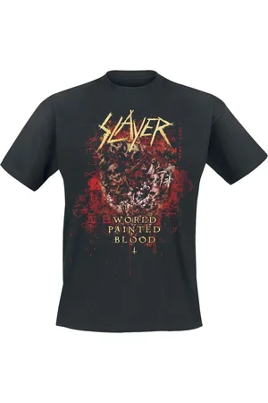 Slayer T-shirt - World Painted Blood Skulls 2024 - S till XXL - Herrer