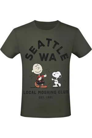 Peanuts T-shirt - SEATTLE WA - Local Moshing Club - S till 3XL - Herrer