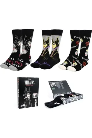 Disney Disney Sokker - Ursula, Evil Queen, Maleficent - one size - Unisex