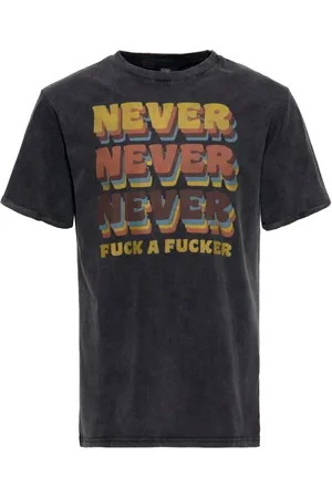 King kerosin T-shirt - Never Never Never - S till 3XL - Herrer