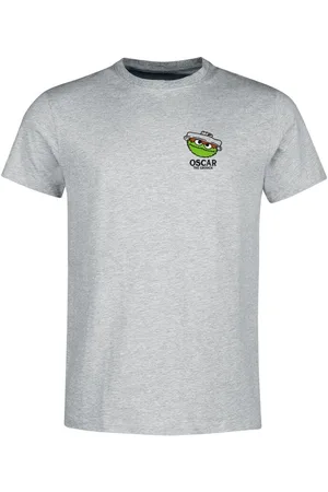 Sesamstraße T-shirt - Oscar the Grouch - print foran - S till 3XL - Herrer