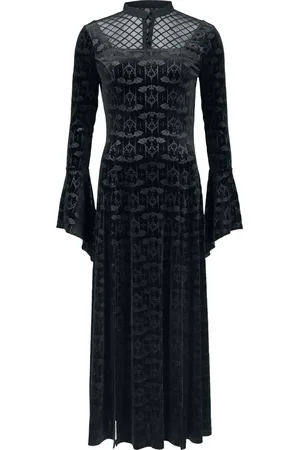 Banned Alternative Lang kjole - Gothic Bat kjole - XS till XL - Damer