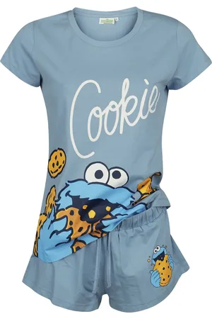 Sesamstraße Pyjamas - Krümelmonster - Cookie - S till 3XL - Damer