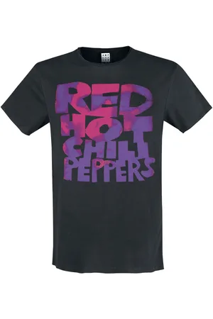 Red Hot Chili Peppers T-shirt - Amplified Collection - RHCP Neon Pink - XS till 3XL - Herrer