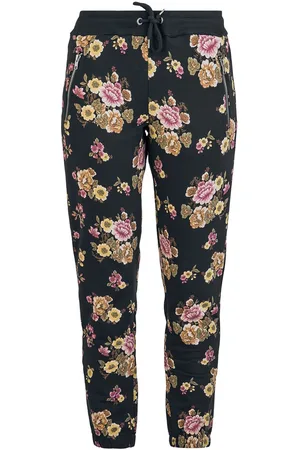 VIVE MARIA Stofbukser - Blomster Joggingbukser - S - Damer