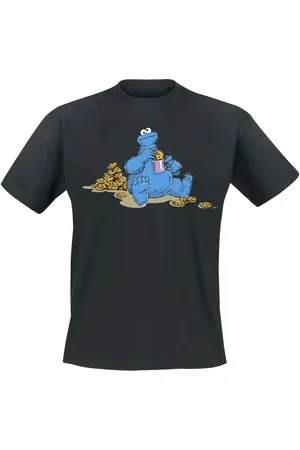 Sesamstraße T-shirt - Cookie Monster - Cookie Time - M till 3XL - Herrer