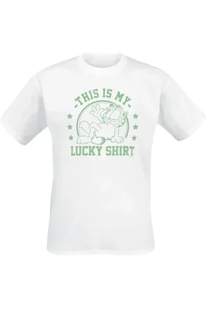 Garfield T-shirt - Lucky Shirt - S till 3XL - Herrer