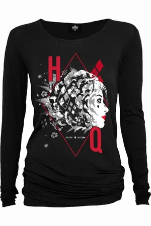 Batman Langærmet - Harley Quinn - S till XL - Damer