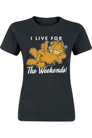 Garfield T-shirt - Live for the Weekend - S till XXL - Damer