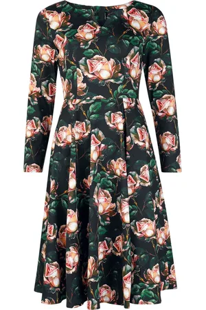 H&R London Mellemlang kjole - Olivia Swing Dress - XS till M - Damer