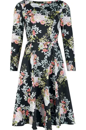 H&R London Mellemlang kjole - Elouise Swing Dress - XS till XL - Damer