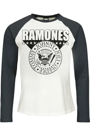 RAMONES Langærmet - Amplified Collection - 3D Crest - S till 3XL - Herrer