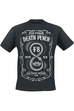 Five Finger Death Punch T-shirt - F8 Infinity Label - S till XXL - Herrer
