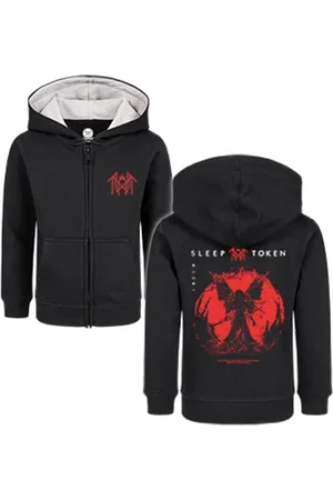 Sleep Token Børnehættejakker - Baby- & børnetøj - Metal Kids - Red Reaper Angel - drenge og piger